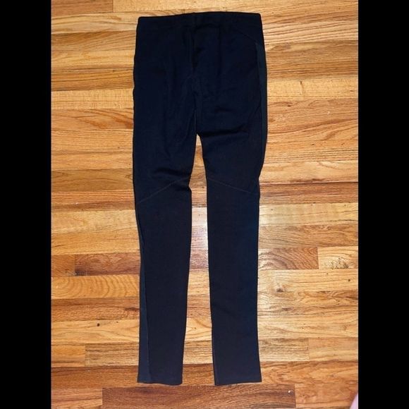 Rag & Bone Knit Mixed Media Leggings w/ Zip Fly 26 - Picture 10 of 11